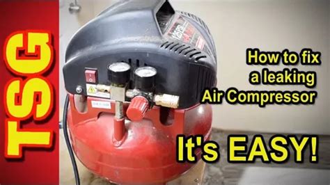 How to fix a leaking Air Compressor that wont stay filled